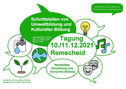 Hybrid-Tagung "Schnittstellen von Umweltbildung und Kultureller Bildung" (2021)